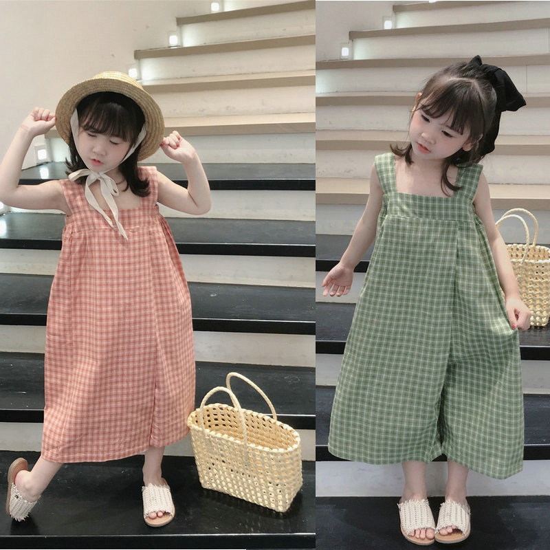【2022春夏新作】可愛い 女の子 子供服 オールインワン ゆとり 2色 韓国子供服 韓国ファッション