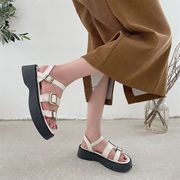 夏　　レディース　サンダル　カジュアル　韓国ファッション　厚底靴