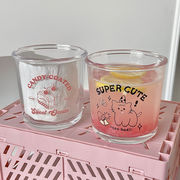 INS 人気   グラス グラス コーヒーカップ  インテリア 置物を飾る  創意撮影装具  ウォーターカップ
