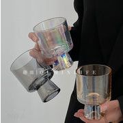 2022  INS 人気 グラス  インテリア  創意撮影装具 コーヒーカップ  置物を飾る  ウォーターカップ  4色