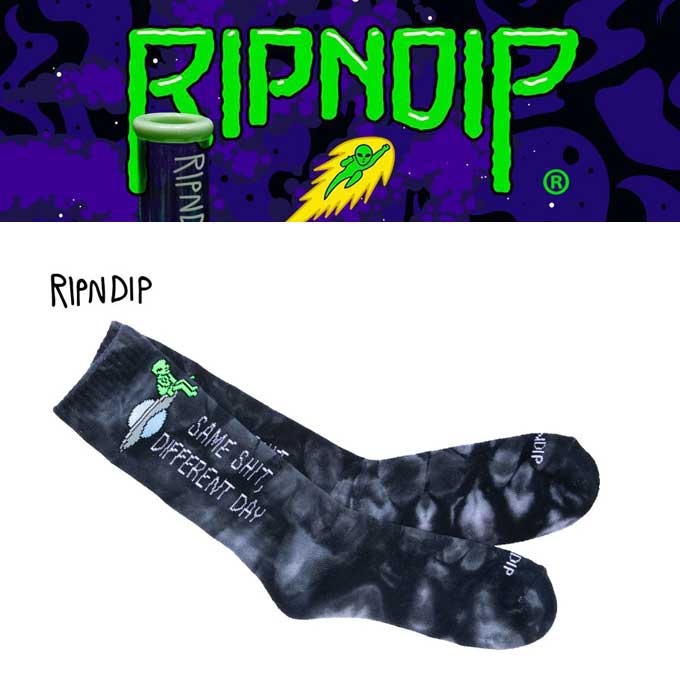 RIPNDIP Same Shit Socks  20497
