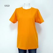 【激安特価】コットン100％　7カラー無地Tシャツ　男女兼用・XS～L　4サイズ
