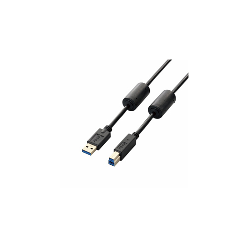 エレコム　フェライトコア付きUSB3.0ケーブル(A-B)　USB3-BF10BK