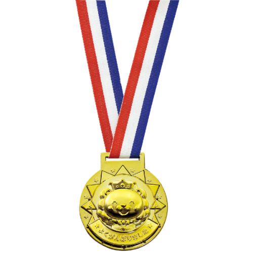 ARTEC ゴールド3Dメダル ライオン ATC1579