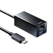 サンワサプライ USB Type-Cハブ付き ギガビットLANアダプタ Aポート1・TYP