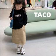 2022秋新作★女の子★韓国子供服ミディアム丈スカートでおしゃれなデニム半身スカート80-150cm