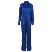 贈り物をする 長袖 怠惰な風 初秋 カジュアル ファッション 気質 スーツ シャツ ロングパンツ 2点セット