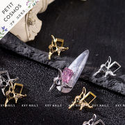 蝶々 水晶 ネイルアート ネイルパーツ ネイル用品 ネイルストーン デコパーツ DIY素材 韓国風