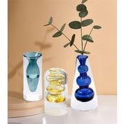 花瓶 装飾 リビングルーム フラワーアレンジメント 水耕栽培 ステンドグラス ダブル クリエイティブ
