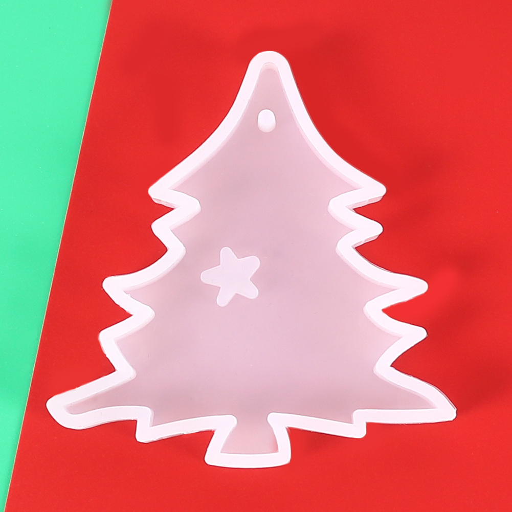 激安 素材 アロマキャンドル モールド 手作り石鹸サンタXmasアクセパーツ クリスマスツリー星