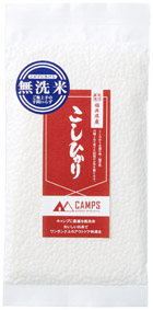 【MT食品】キャンプス 無洗米こしひかり真空パック150g