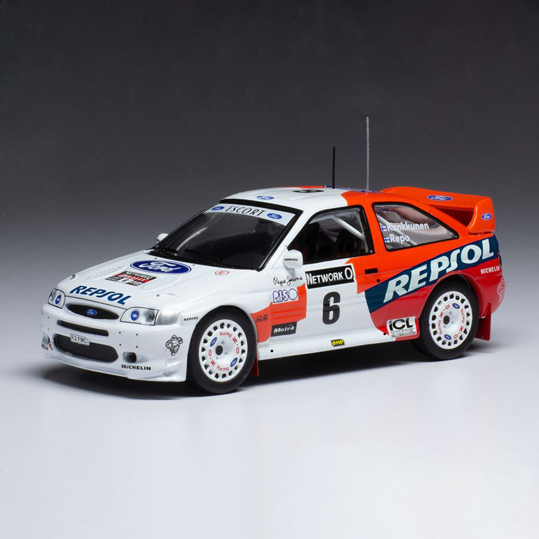 ixo/イクソ フォード エスコート WRC 1997年RACラリー #6 J.Kankkunen/J.Repo (RAC 25周年記念モデル)