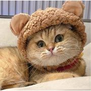 ペット帽子 ハロウィン Halloween　帽子 熊 bear ミミ付き マジクタイプ 着ぐるみ  ペット用コスプレ