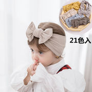 【KID】韓国風子供服 ベビー服 　秋冬　リボン　可愛い　ヘアバンド　キッズ   21色入【CICI】