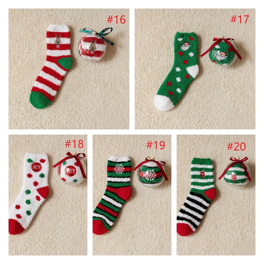 ☆新品 クリスマス 靴下 大人用 子供用クリスマス サンタとエルクのクリスギフト プレゼントソックス | 卸売・  問屋・仕入れの専門サイト【NETSEA】