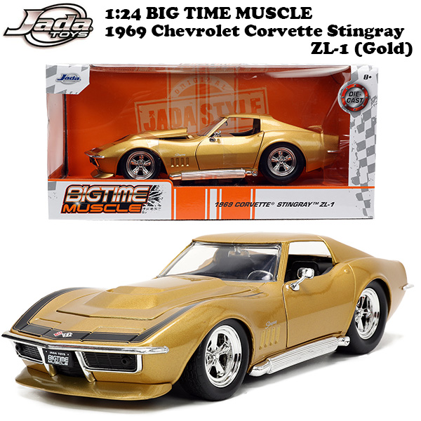 JADATOYS 1:24 BTM  1969 CORVETTE STINGRAY ZL-1  ミニカー