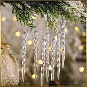 つらら 氷柱 クリスマスツリー 北欧インテリア オーナメント デコレーション 飾り 小物 空間装飾