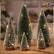 卓上ツリー 雪化粧 ミニクリスマスツリー もみの木 オーナメント デコレーション 飾り 小物 空間装飾
