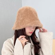 秋冬防寒・レディース用帽子・8色・キャップ・暖かく・単色のウサギの毛・日系帽・ファッション
