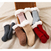 秋冬新品 ベビー靴下 裏起毛防寒 冷え取りルームソックス 靴下 子供フロアソックス クリスマス 寒さ対策