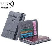 パスポートケース RFID スキミング防止 カードケース 財布 メンズ レディース パスポートホルダー