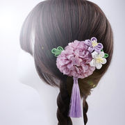 髪飾り ヘアクリップ 和装 ヘアアクセサリー 簪 花飾り 髪留め 成人式 卒業式 結婚式