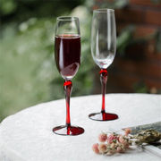 家庭用 甘酒杯 シャンペン杯 泡杯 バー 泡立て シングル シンプル ハイフット杯 ワイン杯 格調 1個