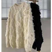 裏起毛トップス・暖かいセーター・欧米風・ゆとり・気質・長袖・ニット外套・M-2XL