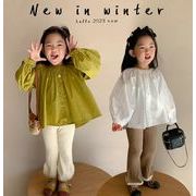 人気 春夏新作 韓国子供服  子供服 シャツ  長袖 女の子 ベビー服  ブラウス　 キッズ服2色