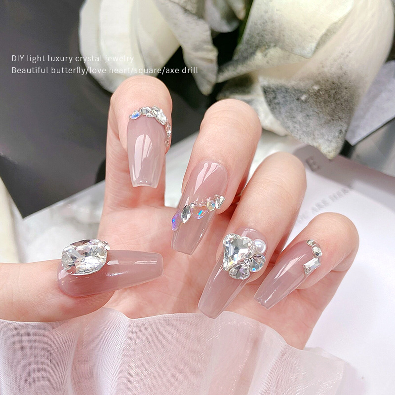 ネイル」高品質人気ラインストーン パール付 水晶 立体 ネイルパーツ メタルパーツ クリスタル ニッコアリ  問屋・仕入れ・卸・卸売の専門【仕入れならNETSEA】