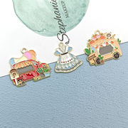 新入荷合金チャーム ヘアアクセサリーパーツ デコパーツ DIY素材 手作りアクセサリーパーツ  手芸材料