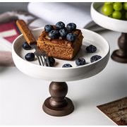 クーポン適用OK 早い者勝ち 果物皿 ケーキ皿 家庭用 シンプル 置物 新品 実木 ドライフルーツ 皿
