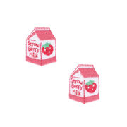 【ワッペン】 KIYOHARA お気に入りシリーズ ミニワッペン イチゴミルク
