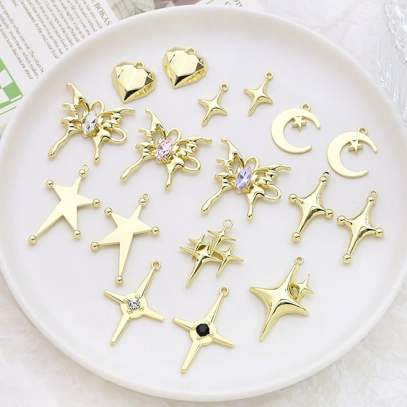新入荷  デコパーツ チャームDIYアクセサリー 手芸材料 ヘアアクセサリーパーツ