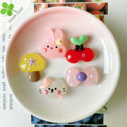 ウサギ 熊 アクセサリーパーツ スマホケース美容 デコパーツ ハンドメイド 可愛い