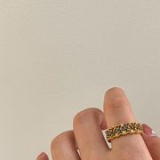 指輪　アクセサリー　メタル　ジルコニア　ファッション　レディース
