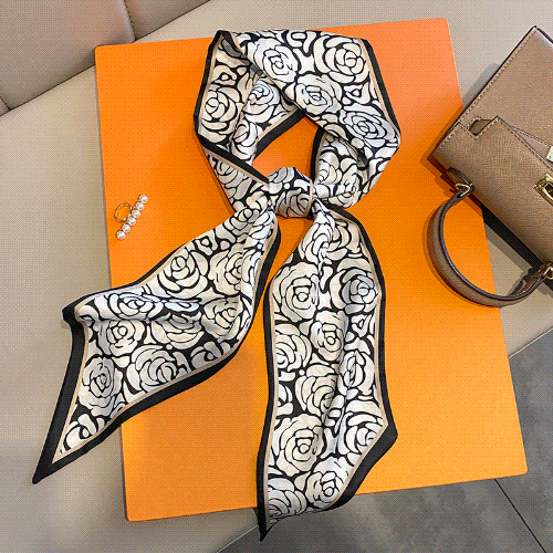 韓国タイスカーフ　15*150cm  ヘアーバンド　 夏　ベルト　Insスカーフ