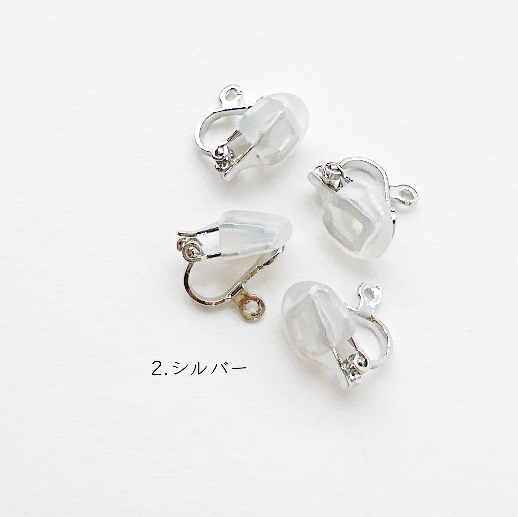 Ｎｏ．１１１  イヤリング他おまとめ S 即納4個入】カン付き クリップ式 イヤリングパーツ アクセサリー