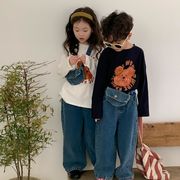 2023春新品★子供服　ボトムス　デニムズボン　バッグ付き　90-140cm