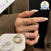 指輪 リング レトロ感 ファッション 調節可能 アクセサリー 優しい シンプル