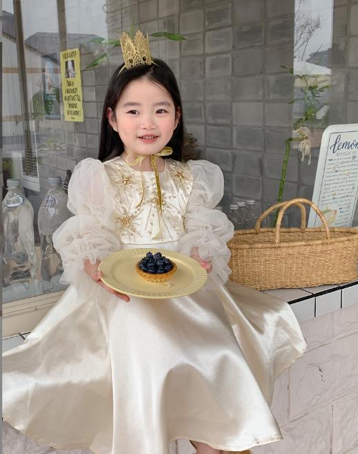 人気 韓国風子供服 子供服  女の子 ワンピース  キッズ  誕生日 　  トップス ベビー服  長袖