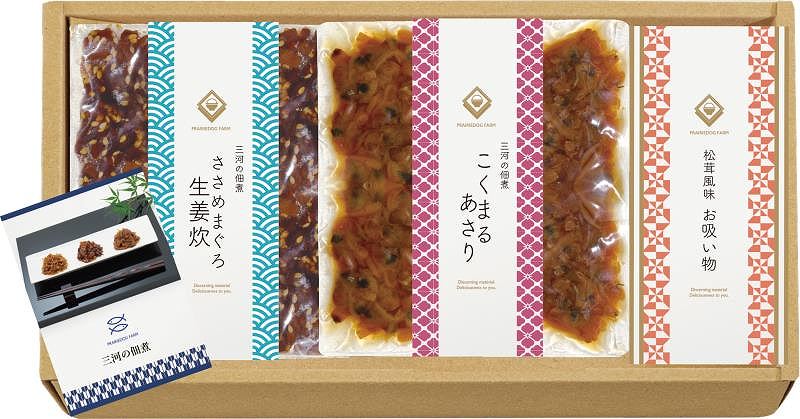 三河の佃煮&永谷園松茸風味お吸い物セット MTD-16