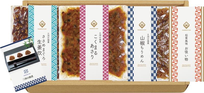 三河の佃煮&永谷園松茸風味お吸い物セット MTD-22