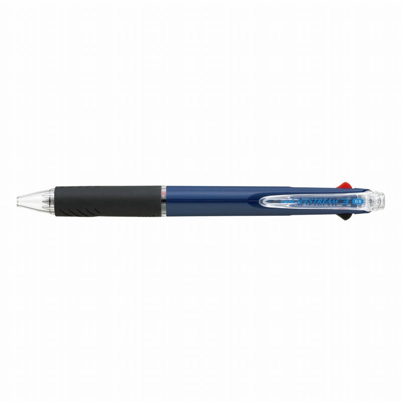 三菱鉛筆 なめらか油性ボールペン ジェットストリーム 3色 0.5 ネイビー SXE340005.9