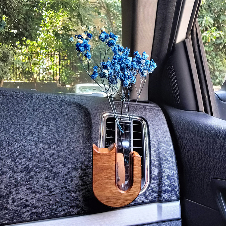 最終プライス 車内装飾 オリジナル 自動車の吹出口 満天星 花瓶