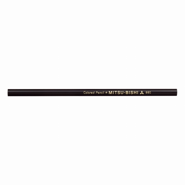 三菱鉛筆 色鉛筆880 黒 K880.24