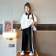 子供服　キッズ女の子　セットアップ　２点セット　おしゃれ　夏服　ファッション　ゆったりする