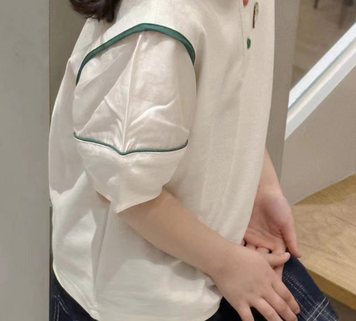 Tシャツ 韓国風子供服 ベビー服 可愛い  キッズ 2023夏新作  半袖 子供服  100cm-170cm