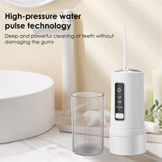 リンクを求められている 電動歯ブラシ ポータブル 大人気 家庭用  デンタルフロス 新品 歯洗浄器
