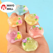 夜光 デコパーツ DIY素材 アクセサリー 貼り付けパーツ 手芸材料 ヘアアクセサリーパーツ